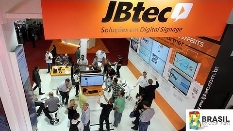 JBtec na Brasil Signage Expo 2014