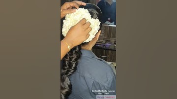 Thumbnail of Messibraid with jasmine flower #makeup #trending #shorts #songs #trendingsong