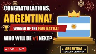 Congratulations Argentina! 🏆 Winner of the Flag Battle | Who Will Be #1 Next? EP17