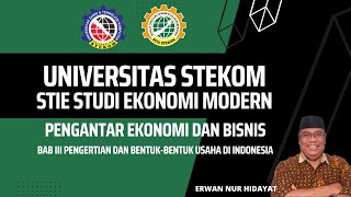 Pengantar Bisnis BAB 3 Pengertian Dan Bentuk-Bentuk Usaha Di Indonesia