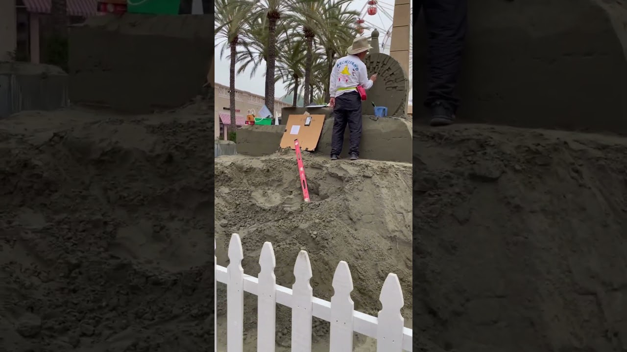 Sand art, irvine spectrum center, California