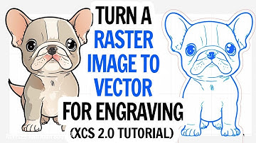 xTool Studio xTool Software Tutorial / XCS 2.0 / How to Vectorize an Image for Engraving