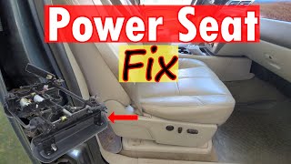 Power Seat Not Moving? How to replace power seat motor GMC Chevy Silverado Yukon