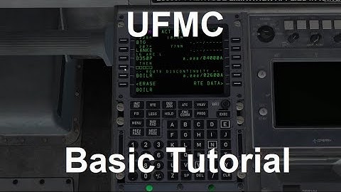 JustFlight BAe-146 v1.2 for X-Plane 11, Basic Tutorial for the Custom UFMC