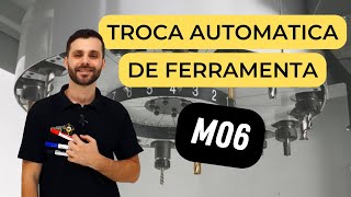 Programação Cnc Com Troca Automática De Ferramenta M06 Centro De Usinagem Contornofuraçãorosca