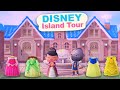 DISNEY 5 Star Island Tour in Animal Crossing New Horizons - Find All The Princesses!