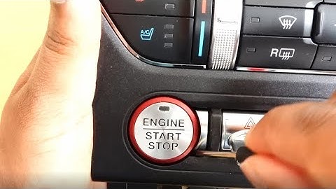Ford Mustang Billet Start Button Installation