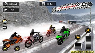 Snow Mountain Bike Racing 2019 - Motocross Race - New MotorBike Unlocked - Android Gameplay screenshot 5