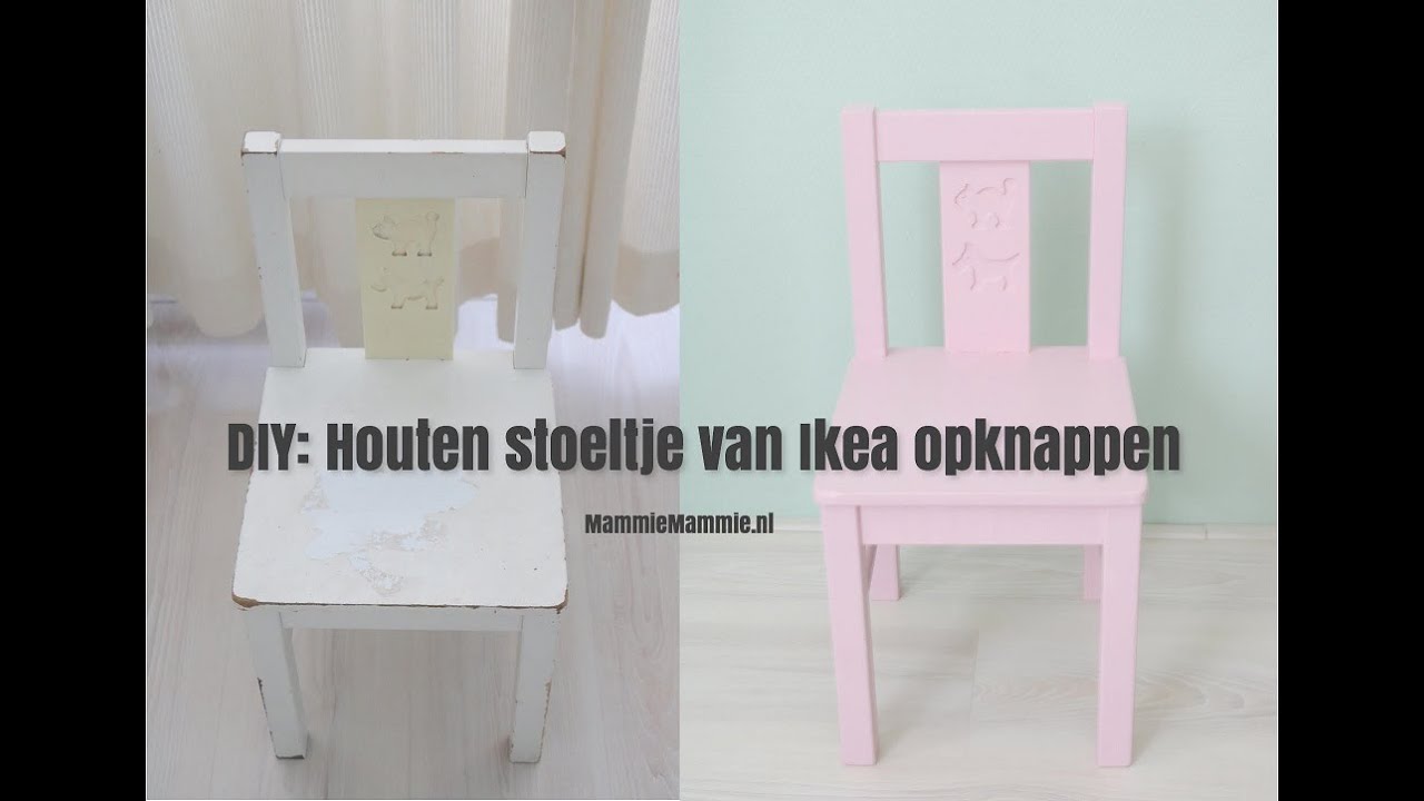 Volgen Luxe gunstig DIY: houten IKEA kinderstoel opknappen - Mammie Mammie ○ mama blog