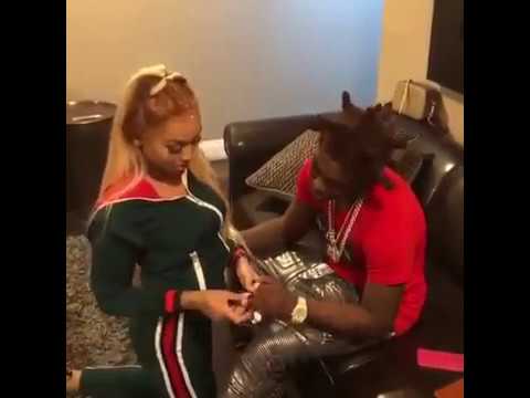 Kodak black and Cuban doll ❤️