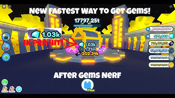 New Fastest Way To Get Gems!! (AFTER GEMS NERF) Pet Simulator X