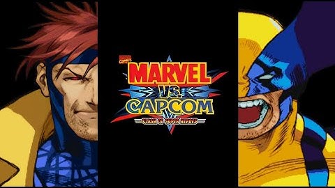 Marvel vs Capcom | Duo Team Attack | Gambit & Wolverine