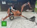 Powerfab 125 tow about digger sold by wwwcatlowdycarriagescom