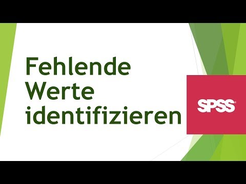 Fehlende Werte identifizieren in SPSS