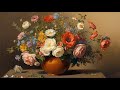 Vintage Floral Free TV Art Wallpaper Screensaver Home Decor Samsung Oil Painting Digital Wildflower