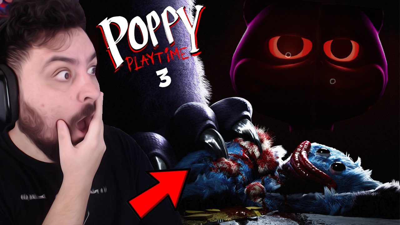 POPPY PLAYTIME 3 TRAILER OFICIAL! NOVO INIMIGO GATO ROXO e SIR POPPS  APARECE!! - INCRÍVEL 