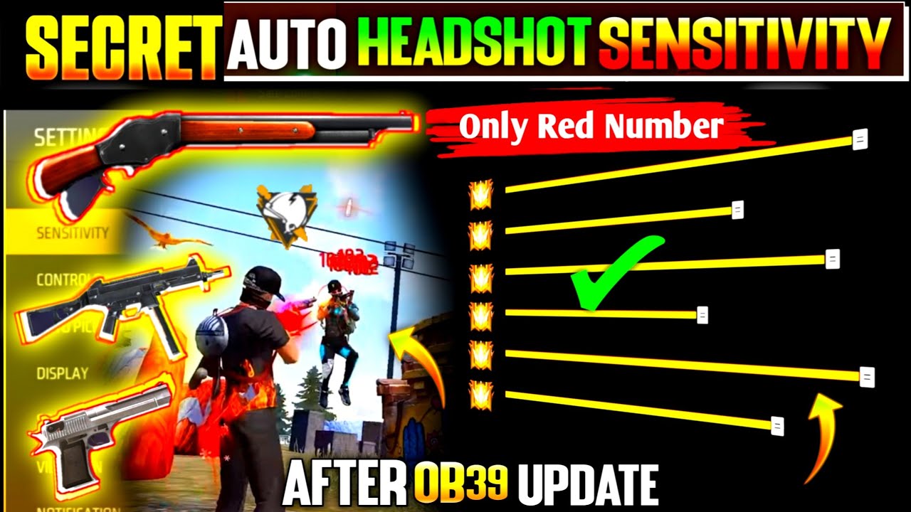 New Auto Headshot Trick (OB39) 😈 [ No HACK 100% Working App