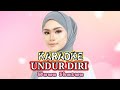 KARAOKE 🎤 Undur diri - Wawa Shazwa (NADA MUSIK ASLI - ORIGINAL MUSIC - FEMALE) Lagu Terbaru 2024