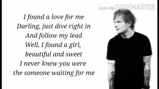 Ed Sheeran - Perfect (lyrics)