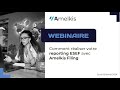 Webinaire  comment raliser votre reporting esef avec amelkis filing