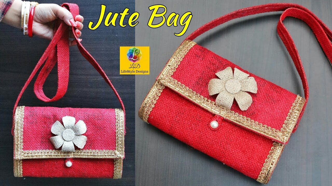 Kalaavisa Madhubani style Handpainted cotton jute hand purse for women &  girls (Multicolor)