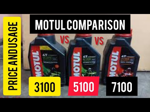 Motul 3100 vs 5100 vs 7100 - Engine Oil Comparison ( Semi Synthetic vs Synthetic ) ₹400-₹850 @UjjwalPratapSingh45