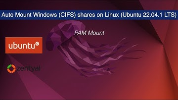 Hoe je automatisch een cifs-share in Linux kunt mounten zonder wachtwoord - Ubuntu Jammy Jellyfish