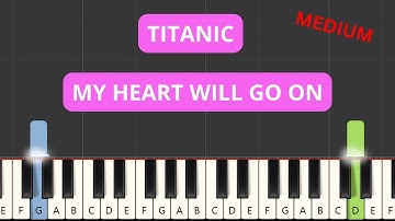 Titanic - My Heart Will Go On (Piano Tutorial) by Celine Dion (Sheet Music)