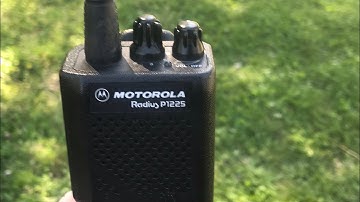 Motorola P1225 Radius MURS Radio Chatter MURS Channel 1 - 151.820 MHz Receive Demo 20 April 2022