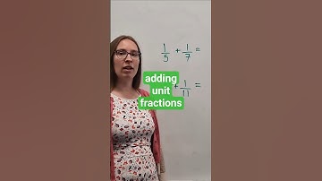 Adding unit fractions #maths #mathstips #mathstipsandtricks #mathshacks