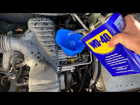 Video: Može li se WD 40 koristiti kao motorno ulje?