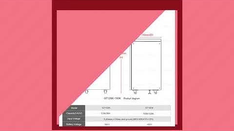 120KVA Three Phase Inbuilt Isolation Transformer Low Frequency UPS