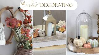 NEW FALL 🍂HOME 🍂DECOR IDEAS | HOW TO STYLE A COZY VIGNETTE