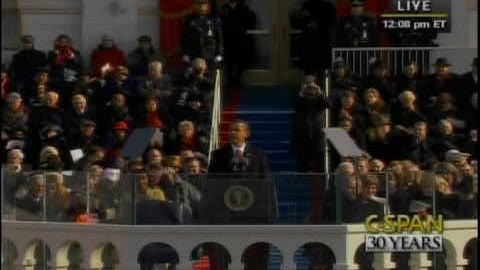 Barack Obama Inauguration Speech Part 1