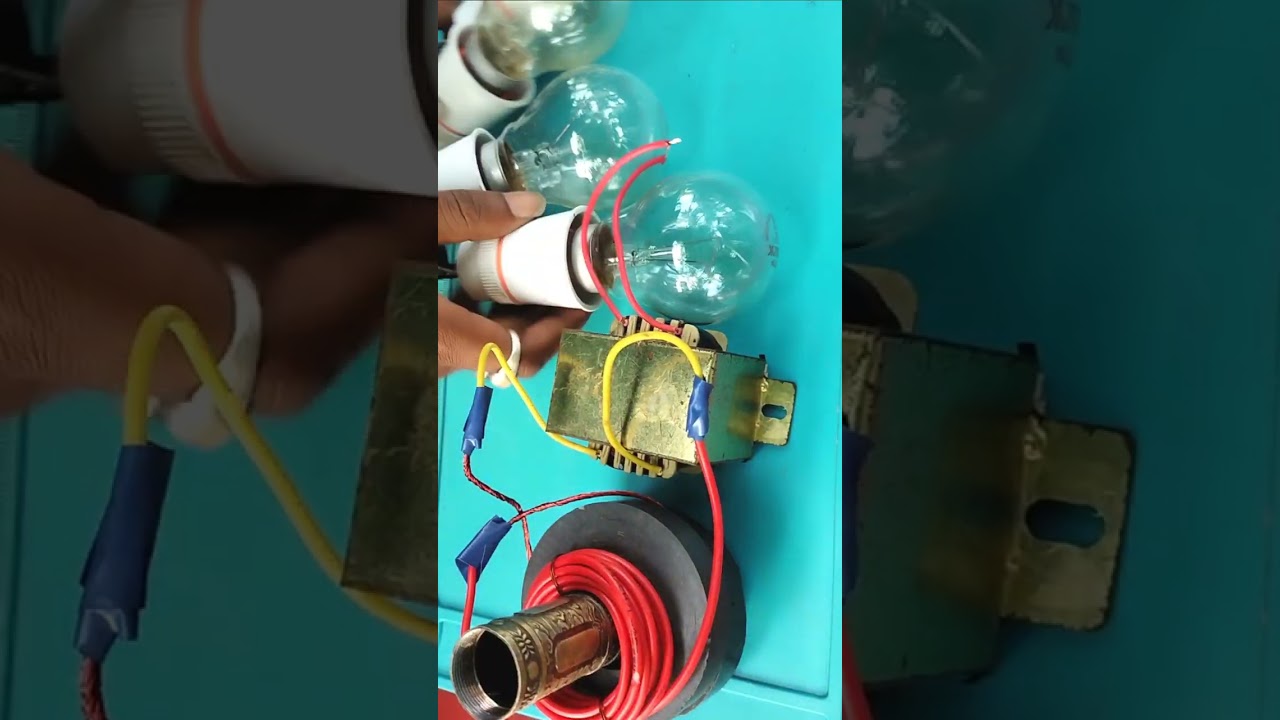 homemade high voltage free electricity 235 volt 25 kv