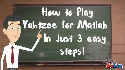 YahtzeeForMatlab Project