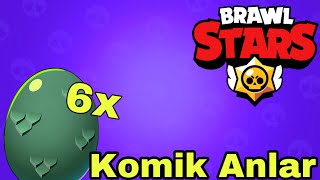 BRAWL STARS KOMİK ANLAR MONTAJ (YUMURTA AÇILIMI)