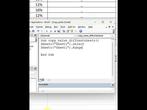 VBA Macro to Copy and paste the value in different sheets