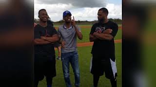 Anderson Humor Haciendo Un Corito Sano Con Robinson Cano, Jean Segura y Marcell Ozuna