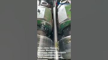 High Quality Steel Rod Thread Rolling Machine