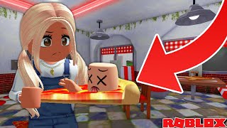  This RESTAURANT SERVED HUMANS on FOOD  | Escape Papa Pizza's Pizzeria Obby | Roblox