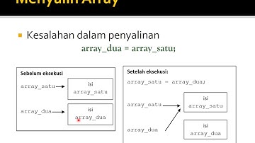 Materi Modul 6 : Array 1 Dimensi - Part 3/3
