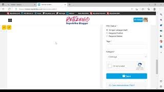 Cara Membuat Akun Di Retizen dan Mengisinya