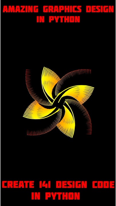 create 141 design code in python using turtle module import module # ...