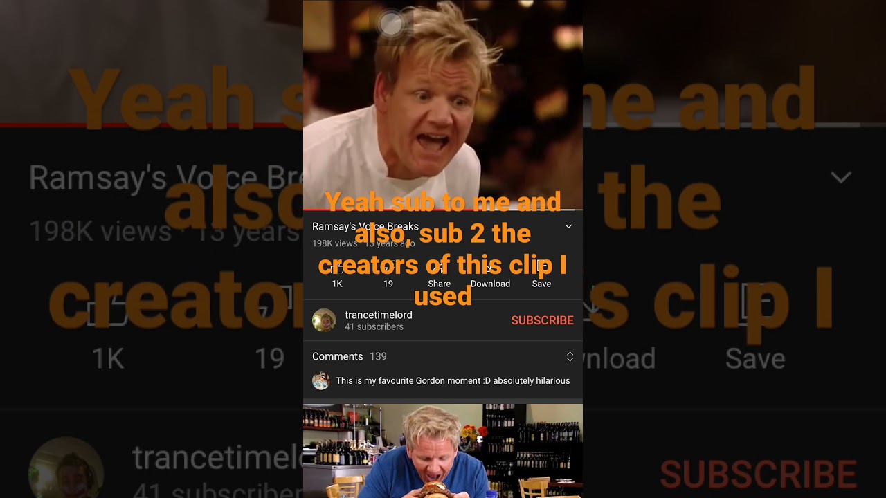 Gordon Ramsay’s epic voice crack