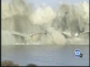 The implosion of the Perry Street bridge in Napoleon Ohio in 2005.