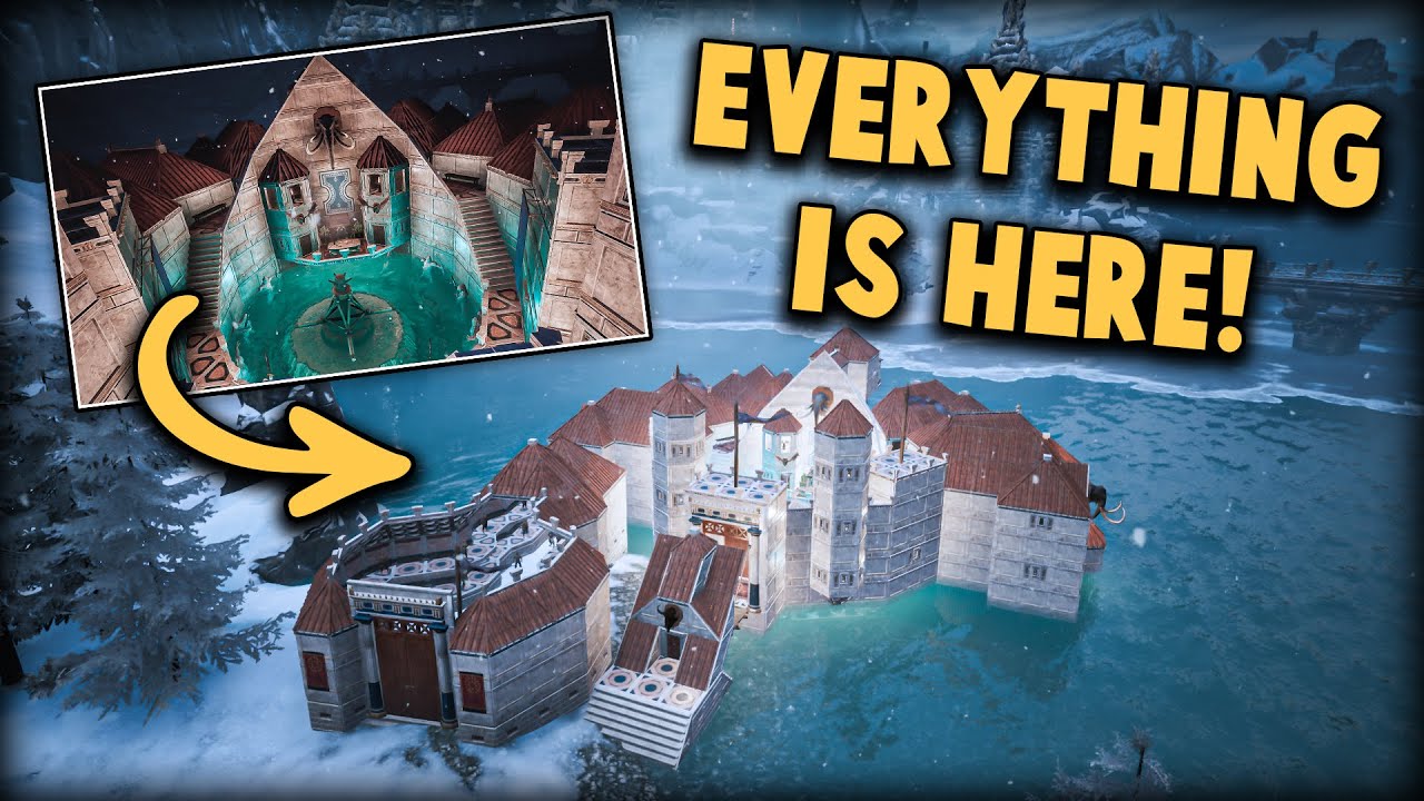 Wonderful Interior Design with Floating on Cold Water | CONAN EXILES ...
