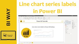 series labels in a line chart in power bi