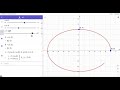 GRAPHING and TRACING OUT Graphs of PARAMETRIC EQUATIONS in GeoGebra