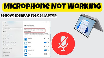 How to Fix Lenovo Ideapad Flex 5i Laptop Mic Not Working Problem in Windows 11 / 10 || 2024